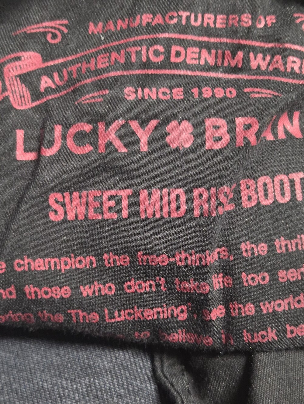 Lucky Brand Women's Dark Blue Bootcut Jeans Size 10 - Picture 8 of 8